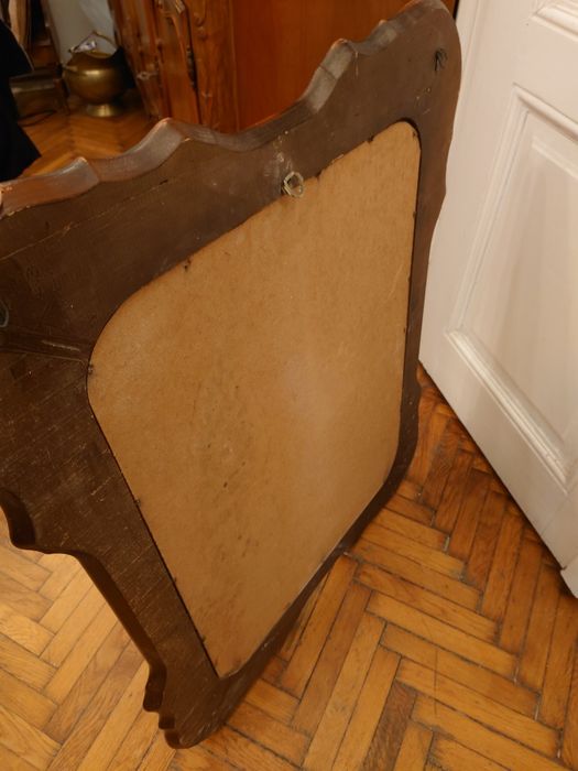 Oglinda rama lemn în stare bună