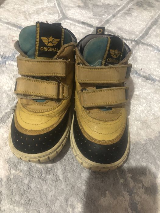 Ботинки детские кожаные