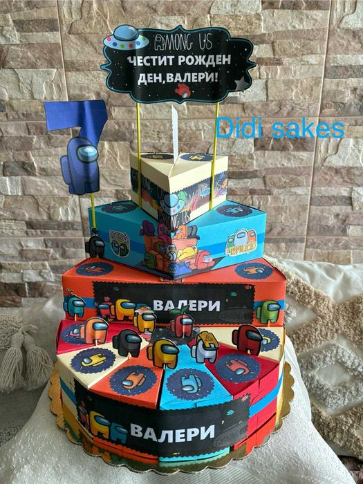 Картонена /хартиена торта