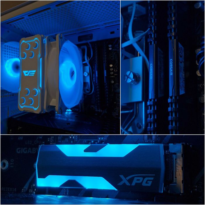 PC Gaming RGB , AMD Ryzen 5 , Nvidia RTX , 16GB RAM , M.2 SSD