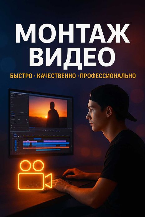 Профессиональный монтаж видео | Быстро и качественно