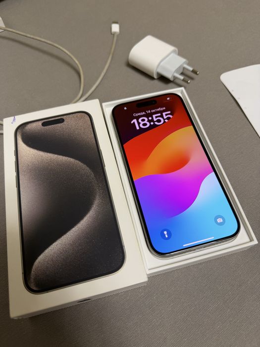 Продам Iphone 15 pro | 256 гб | Natural Titanium | 80%