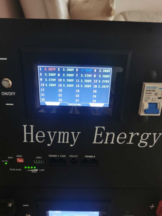 Соларна батерия 15kWh 51.2v акумулатор BMS 200A LiFePo4 Ion литиева