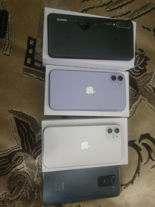 Продажа или обмен Iphone 11 iphone 11 redmi note 9 huawei p30 lite