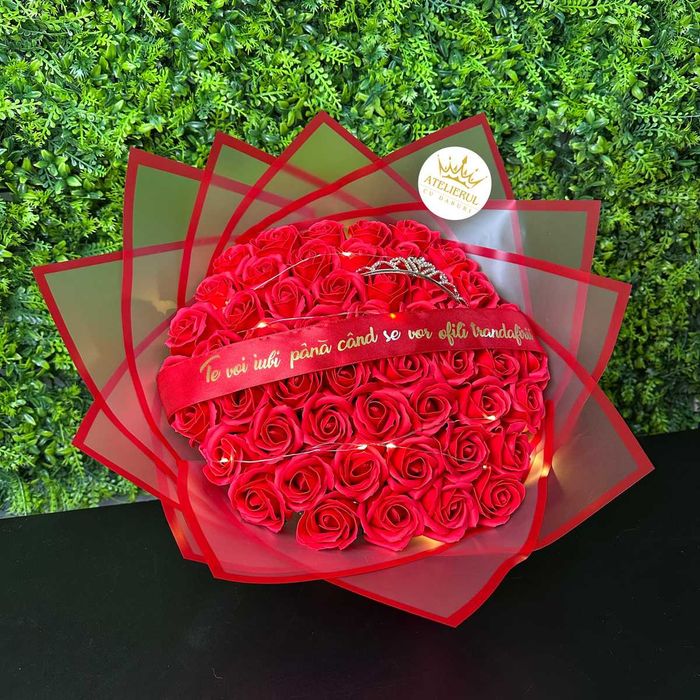 Buchete Trandafiri Sapun, Sclipici , Stitch | Livrare oriunde