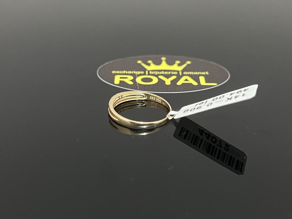 Bijuteria Royal CB : Inel dama aur 14k 0,90 grame