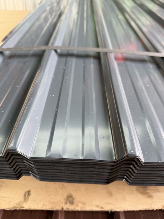 Tabla cutata gri 0.4mm acoperis gard