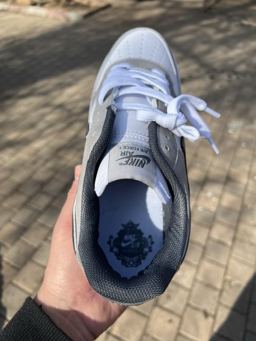 Nike Air Force 1 AF1 albi gri white grey 36-44 Livrare cu verificare