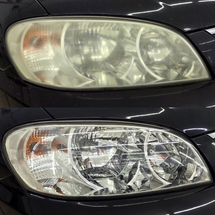 Полировка пластиковых фар