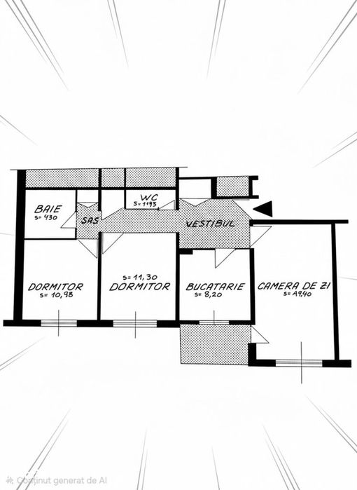 Apartament 3 camere, Berceni, Piața Sudului — fotografia 1