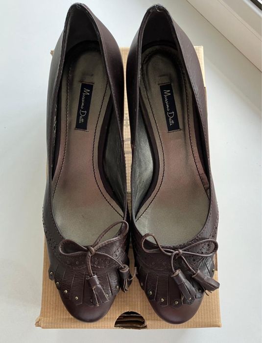 Туфли кожаные Massimo Dutti