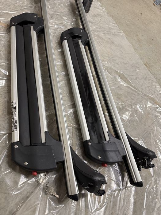 Комплект ски-багажник Menabo+напречни греди Green Valley