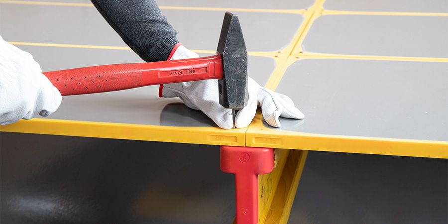 Panouri cofraj SUPERIOARE cu marginea/laturile din plastic