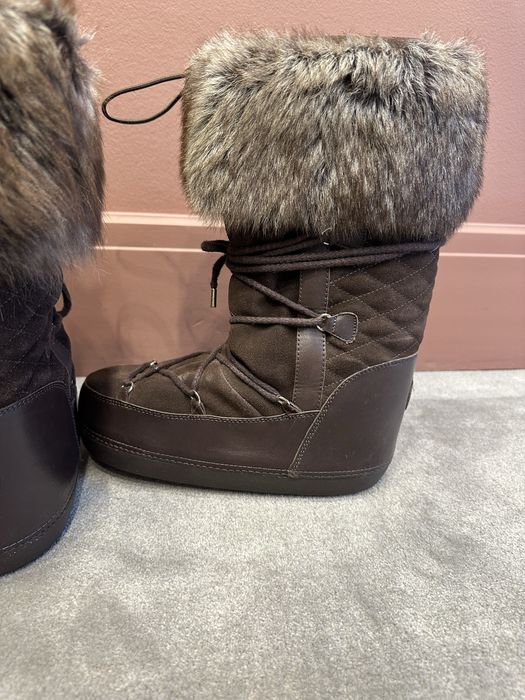 Cizme zapada piele Massimo Dutti, mas. 37, blana naturala