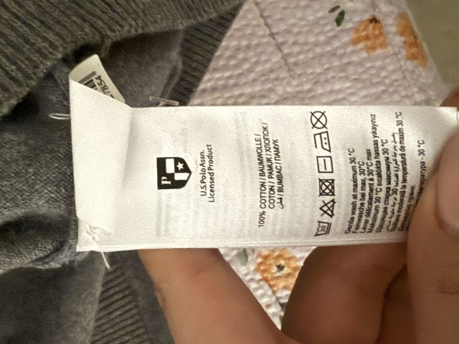 Серая Кофта U.S Polo