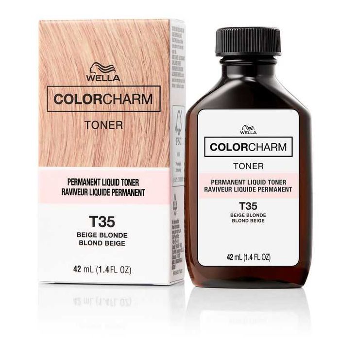 Wella T35 Blond bej - Toner, neutralizeaza culorile calde