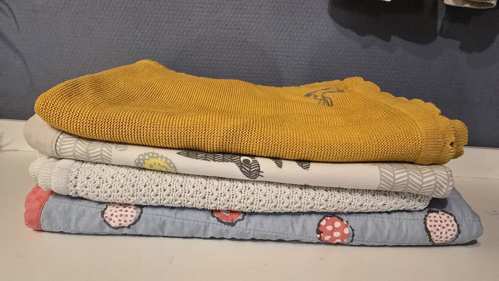 Икеа бебешки одеяла- 4 броя, цената е обща за всички
Обща цена- 60лв.