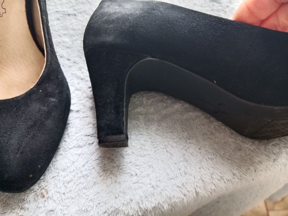 Туфли замшевые  размер 38