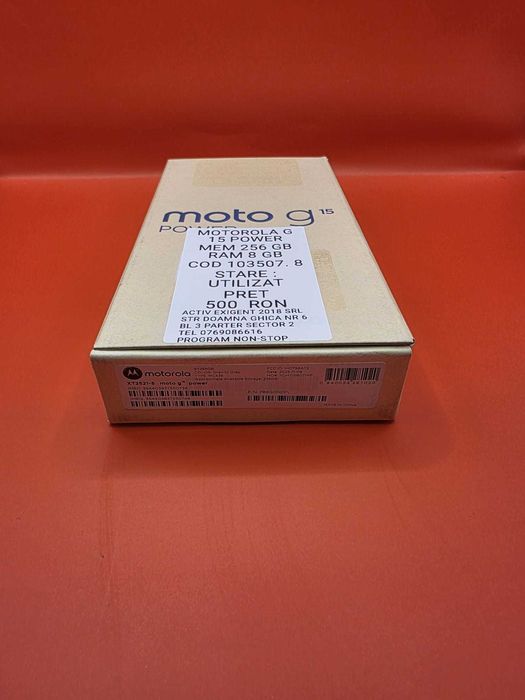 Moto G15 Power, MEM 256GB, RAM 8GB, Amanet Doamna Ghica, Cod: 103507.3