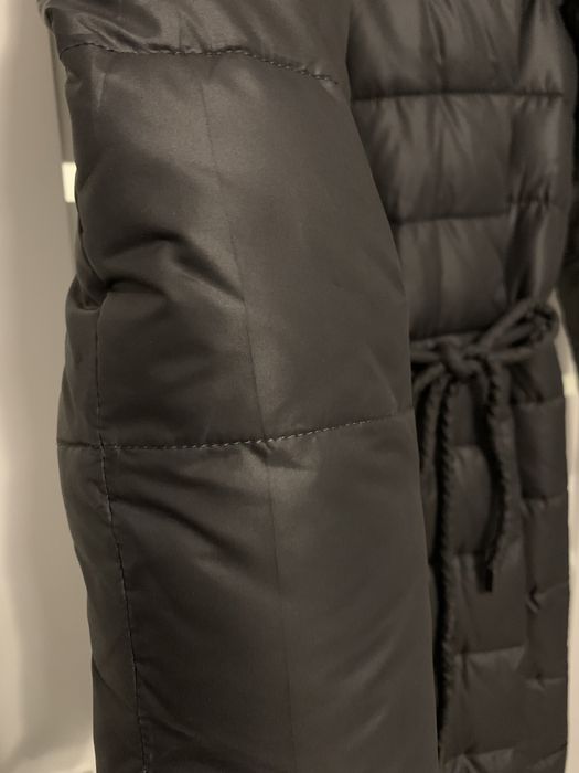 Женский пуховик цвет металлик