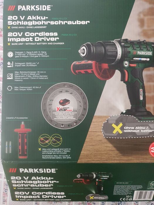 Autofiletanta Parkside ,3in1, 20V