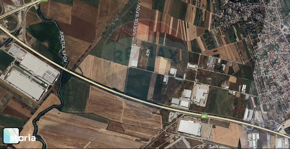 Teren Industrial 2ha, Autostrada A2 KM23