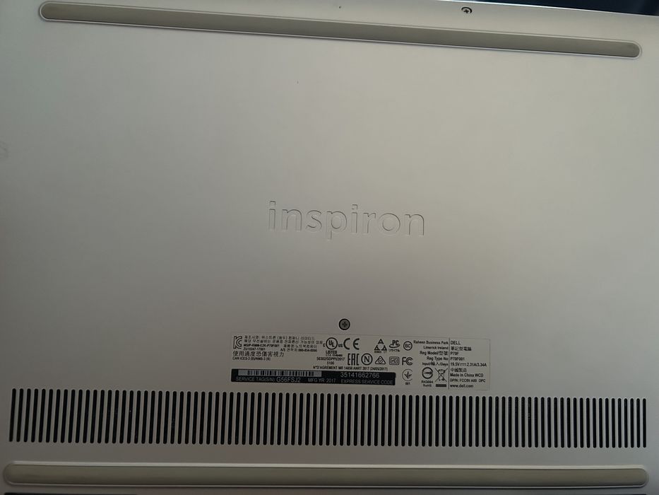 Laptop Dell Inspiron 7570 - i7 8th - 8gb RAM - 500gb SSD