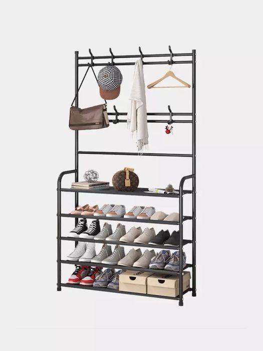 Pol kiyim ilgichi, poyabzal uchun tokcha bilan, 5 tokcha
 Zamin uchun