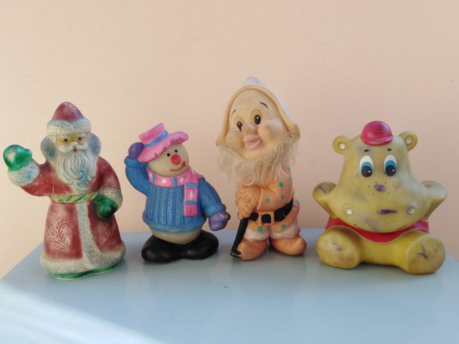 Игрушки резиновые СССР. Читайте описание.