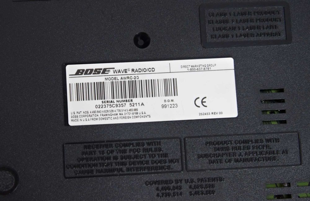 Bose Wave Radio/CD Player AWRC-2G
