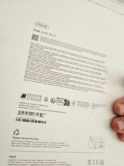 Ipad A16 11-inch 256 gb nou la cutie.