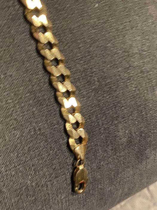 Мъжка златна гривна 14к