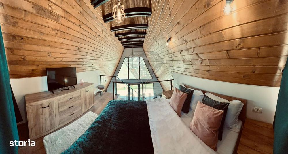 Casa A-Frame de vanzare | Valea Doftanei, Tesila | Constructie 2024 |