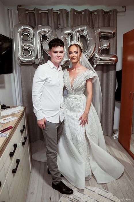 Rochie mireasa 2 in1