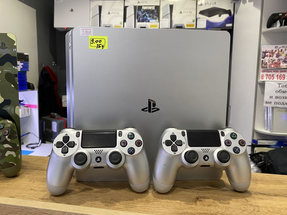 Playstation 4 slim прошитые + много игр