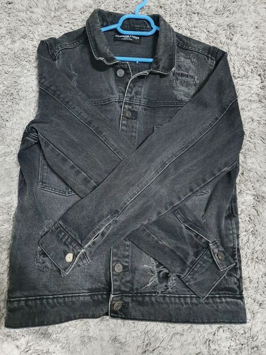 Geaca denim neagra ,mărimea M