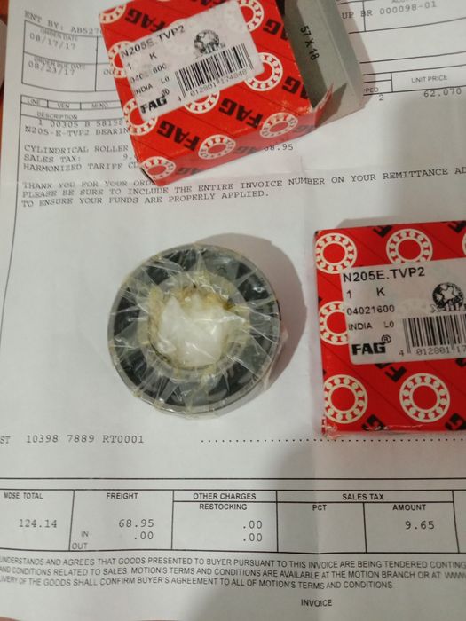 Подшипник 2505 аналог 205