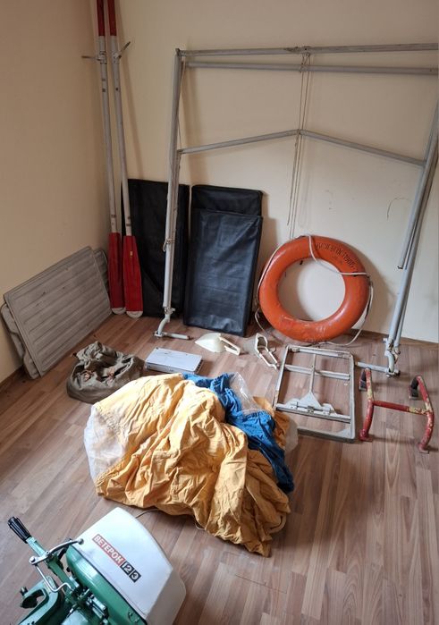 Рядка руска лодка-амфибия "Дон" + мотор Ветерок 12Е – колекционерски