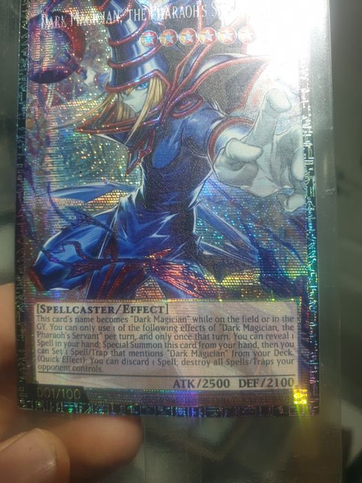 Carte Yugioh Dark Magician the pharohs servant