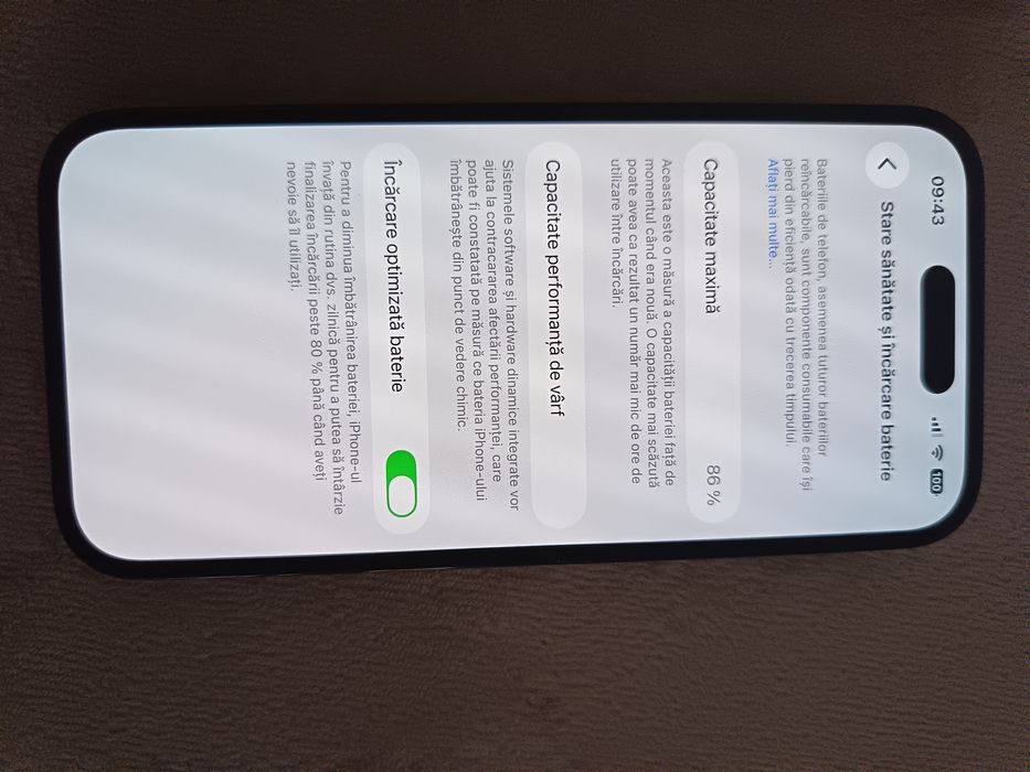 Vand iPhone 14 pro 128gb /86%fara service