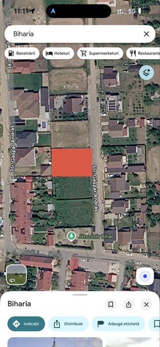 Teren 750 mp / Forvilla / Biharia / Toate utilitatile in fata terenului / CF+CU disponibil