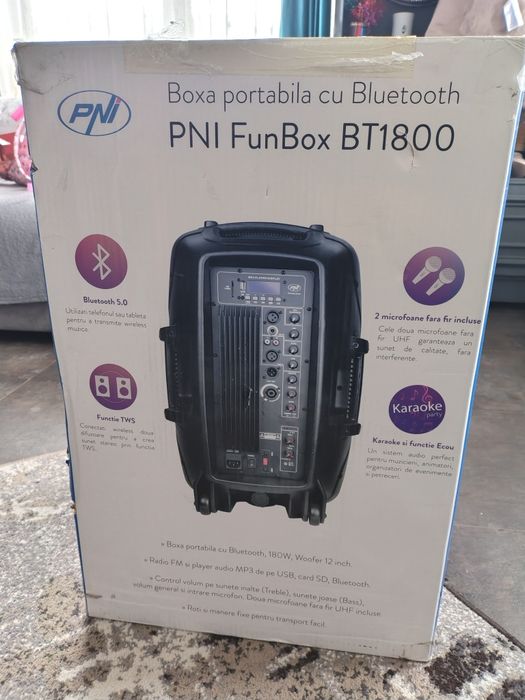 Vând doua boxe marca pni active bluetooth