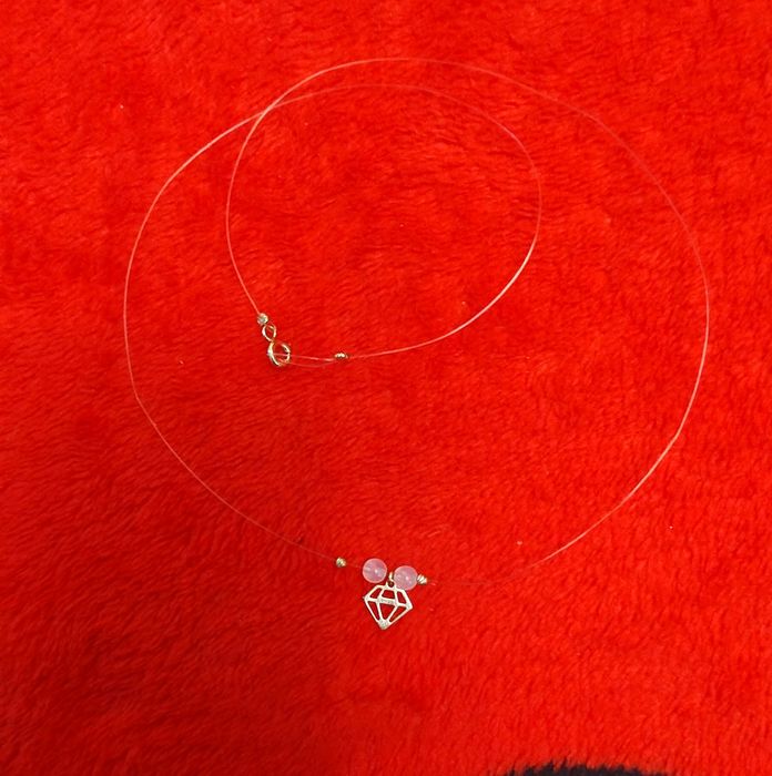 Lanț fir transparent aur 14 k