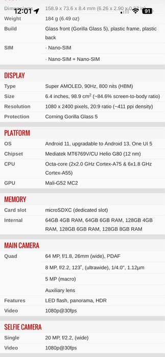 Samsung Galaxy A32 4G