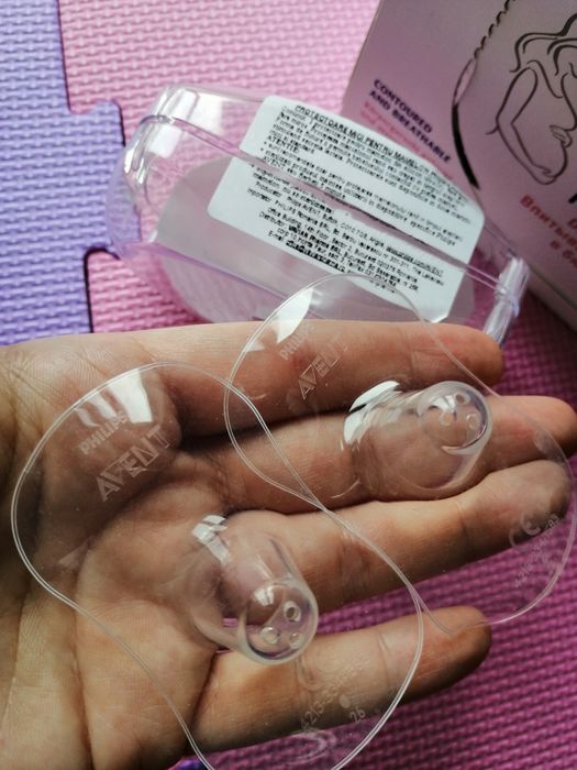 Tampoane san, protectii silicon (mameloane) Avent