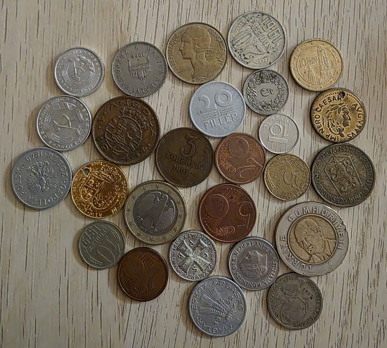 Colecție monezi și bancnote(se vând integral)