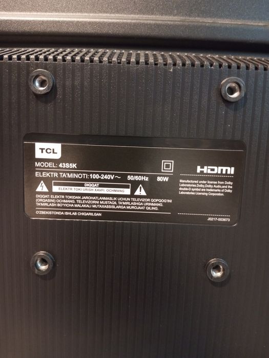 Телевизор TCL 43