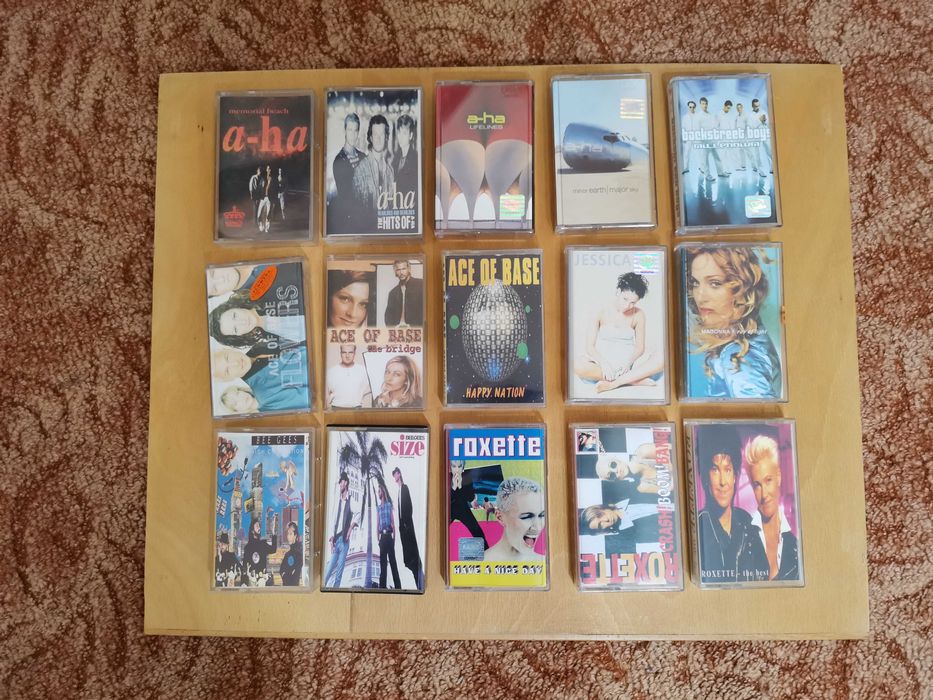 Аудио Касети - метал, рок и поп музика