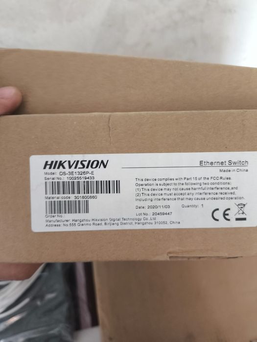 POE Switch Hikvision 24 port