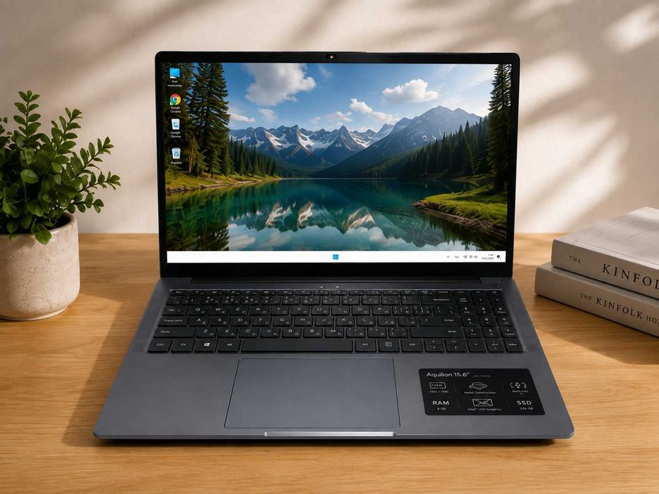 Ноутбук DEXP Aquilon 15.6''/i3-1220P/8GB/256GB/UHD Graphics